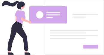 The girl with profile card